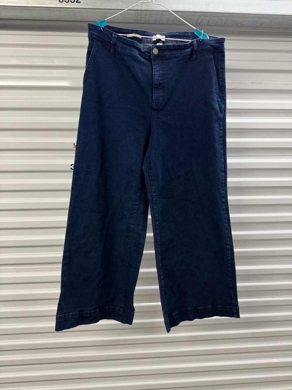Ava & Viv Dark Blue Wide Leg Trouser Jeans